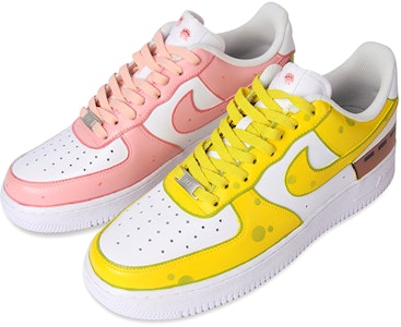 【客製化球鞋】Nike Air Force 1 Low 兒童節主題客製 海綿寶寶派大星鴛鴦 休閒 低筒 板鞋 男款 黃白棕 Lookbook 【客製化球鞋】Nike Air Force 1 Low 兒童節主題客製 海綿寶寶派大星鴛鴦 休閒 低筒 板鞋 男款 黃白棕