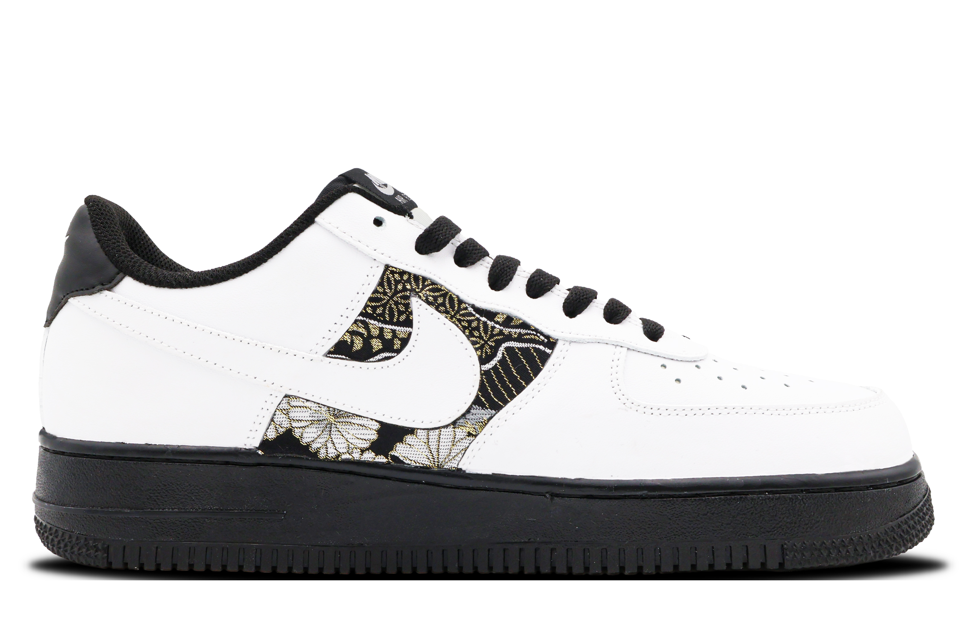 Order [Kasut Khusus] Nike Air Force 1 Low 'Spring Camellia Hitam Putih' DR9867-102(Team53-男款春野山茶)