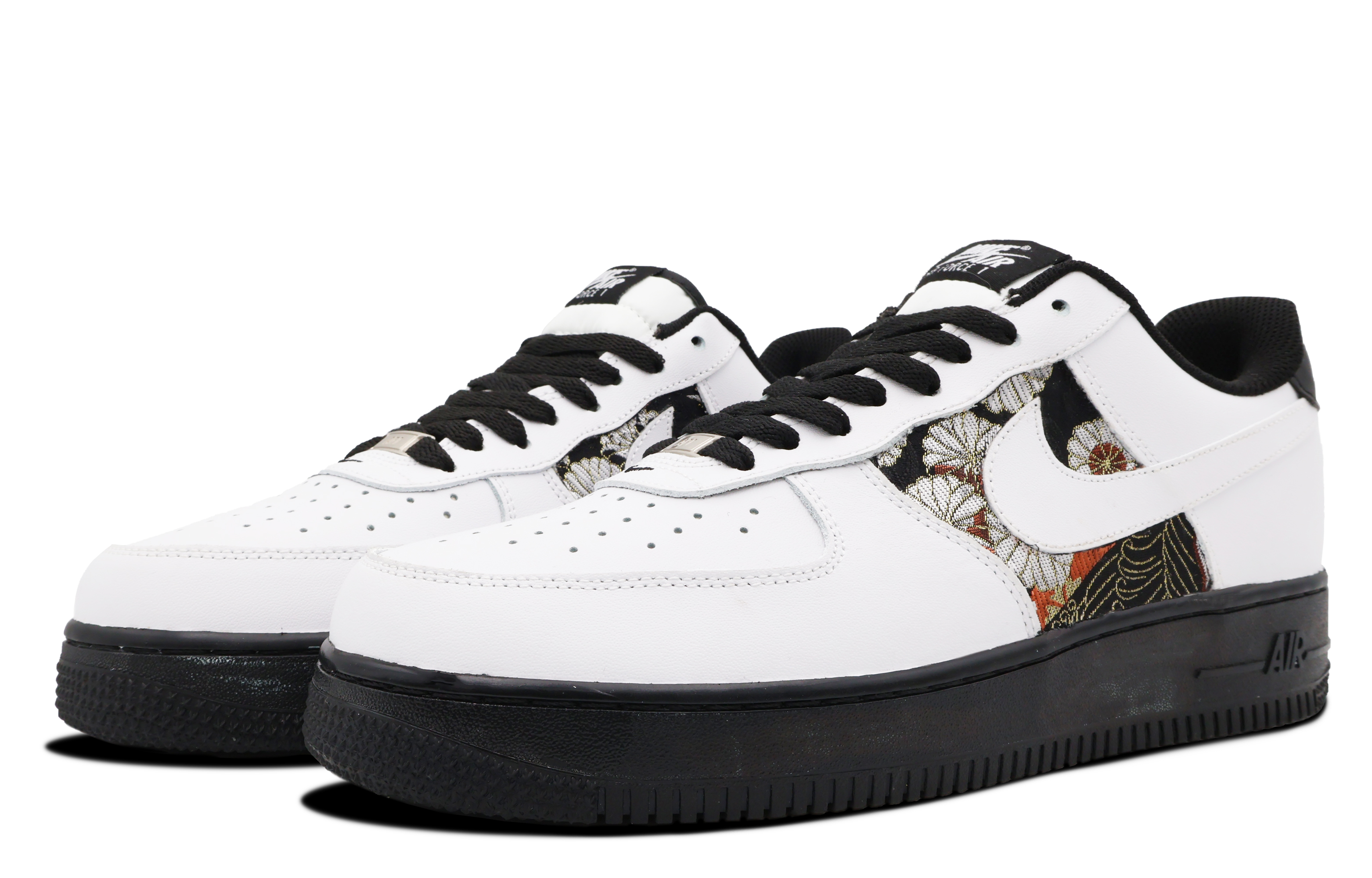 Lookbook [Kasut Khusus] Nike Air Force 1 Low 'Spring Camellia Hitam Putih' DR9867-102(Team53-男款春野山茶)