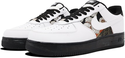 【定制球鞋】Nike Air Force 1 Low 春野山茶 無性別 刺繡 高街 低幫 板鞋 男款 黑白 Lookbook 【定制球鞋】Nike Air Force 1 Low 春野山茶 無性別 刺繡 高街 低幫 板鞋 男款 黑白