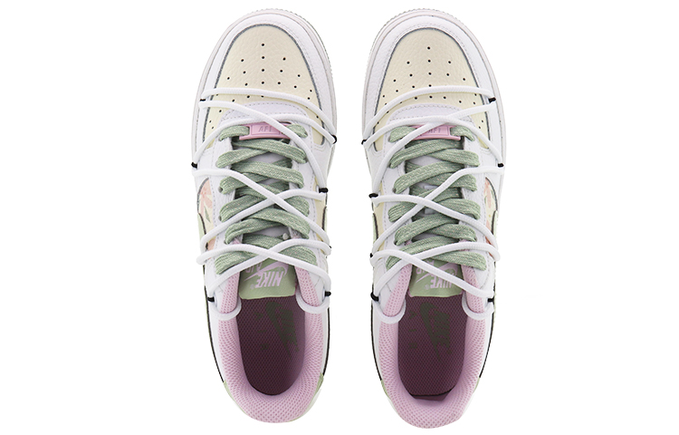 Shop [Kasut Custom] Nike Air Force 1 Low 'Suasana Musim Bunga' DQ0360-100(Team10-花期皆甜）