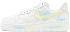 Buy Zapatillas Nike Air Force 1 Low 'Azul Estrellado Amarillo' DH2920-111(TeamS-爱心涂鸦女S-BOX)