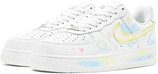 Zapatillas Nike Air Force 1 Low 'Azul Estrellado Amarillo' DH2920-111(TeamS-爱心涂鸦女S-BOX) Lookbook Zapatillas Nike Air Force 1 Low 'Azul Estrellado Amarillo' DH2920-111(TeamS-爱心涂鸦女S-BOX)