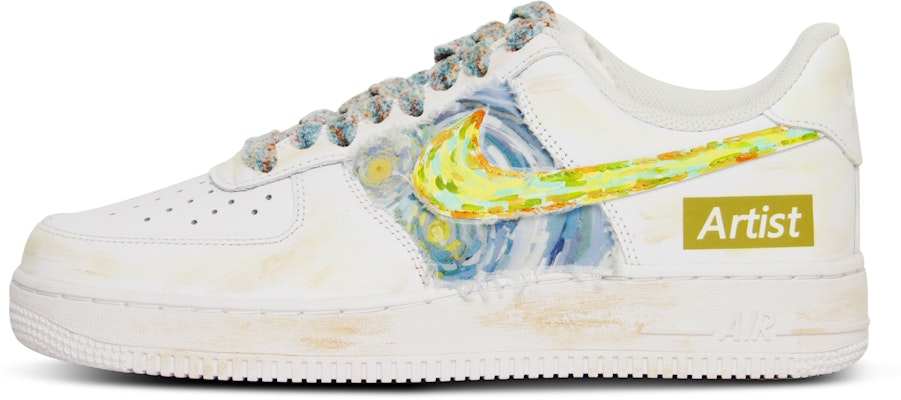 나이키 에어포스 1 로우 '별밤 핸드페인팅' (Nike AF1 로우 '별밤'도 가능) CW2288-111(Team65-油画星空) Buy 나이키 에어포스 1 로우 '별밤 핸드페인팅' (Nike AF1 로우 '별밤'도 가능) CW2288-111(Team65-油画星空)