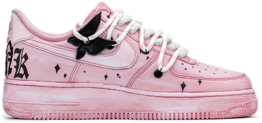 ナイキ エア フォース 1 ロー 'スタリーピンク-ブラック'【カスタムシューズ】 DH2920-111(TeamA-AF1粉色蝴蝶S-BOX) Order ナイキ エア フォース 1 ロー 'スタリーピンク-ブラック'【カスタムシューズ】 DH2920-111(TeamA-AF1粉色蝴蝶S-BOX)
