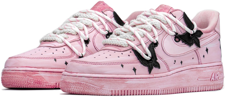 ナイキ エア フォース 1 ロー 'スタリーピンク-ブラック'【カスタムシューズ】 DH2920-111(TeamA-AF1粉色蝴蝶S-BOX) Lookbook ナイキ エア フォース 1 ロー 'スタリーピンク-ブラック'【カスタムシューズ】 DH2920-111(TeamA-AF1粉色蝴蝶S-BOX)