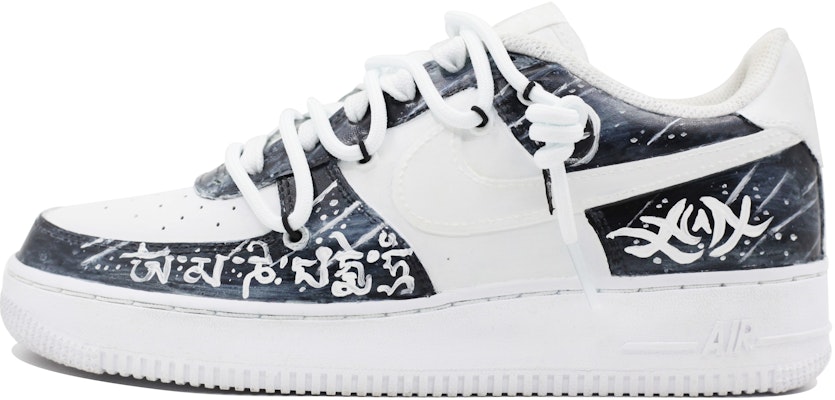 나이키 에어포스 1 로우 '별빛 산스크리트 블랙-화이트' (커스텀) CW2288-111(Team39-AMY107梵文) Buy 나이키 에어포스 1 로우 '별빛 산스크리트 블랙-화이트' (커스텀) CW2288-111(Team39-AMY107梵文)