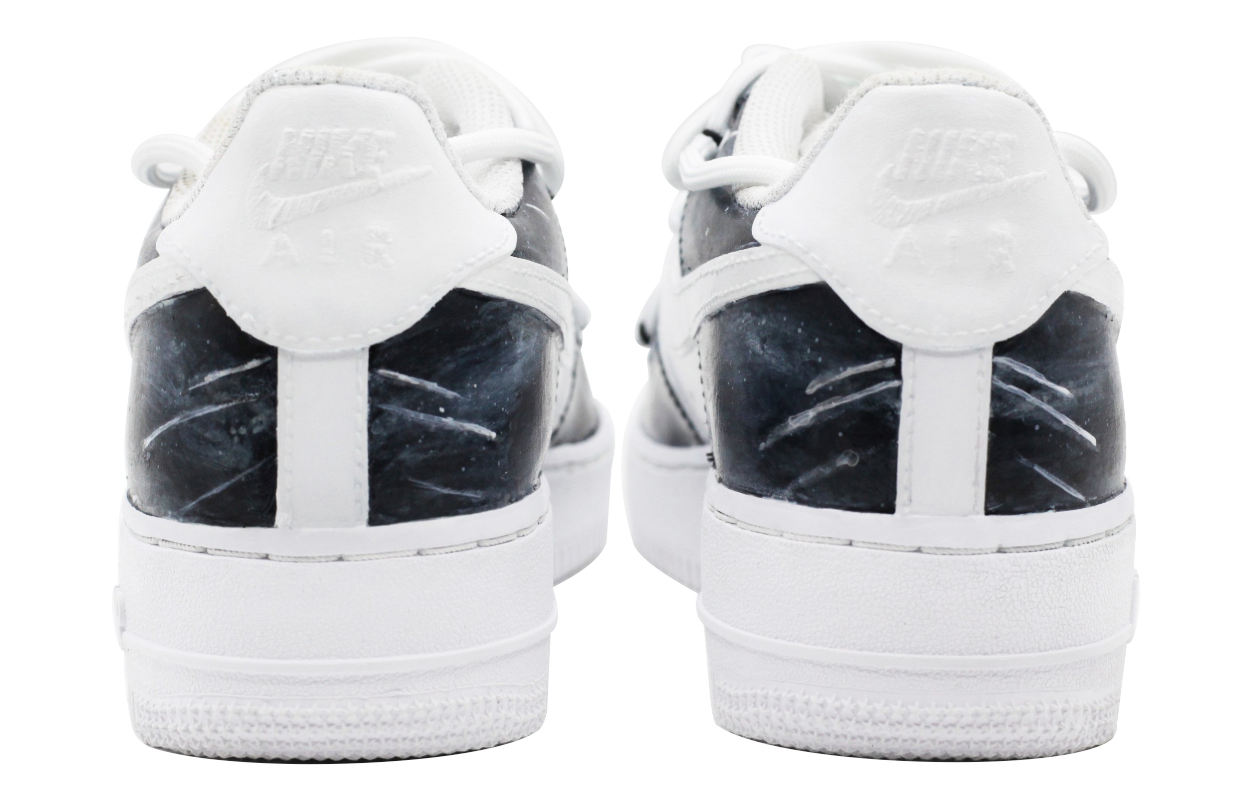 Purchase [Custom Shoes] Nike Air Force 1 Low 'Starry Sanskrit Black-White'