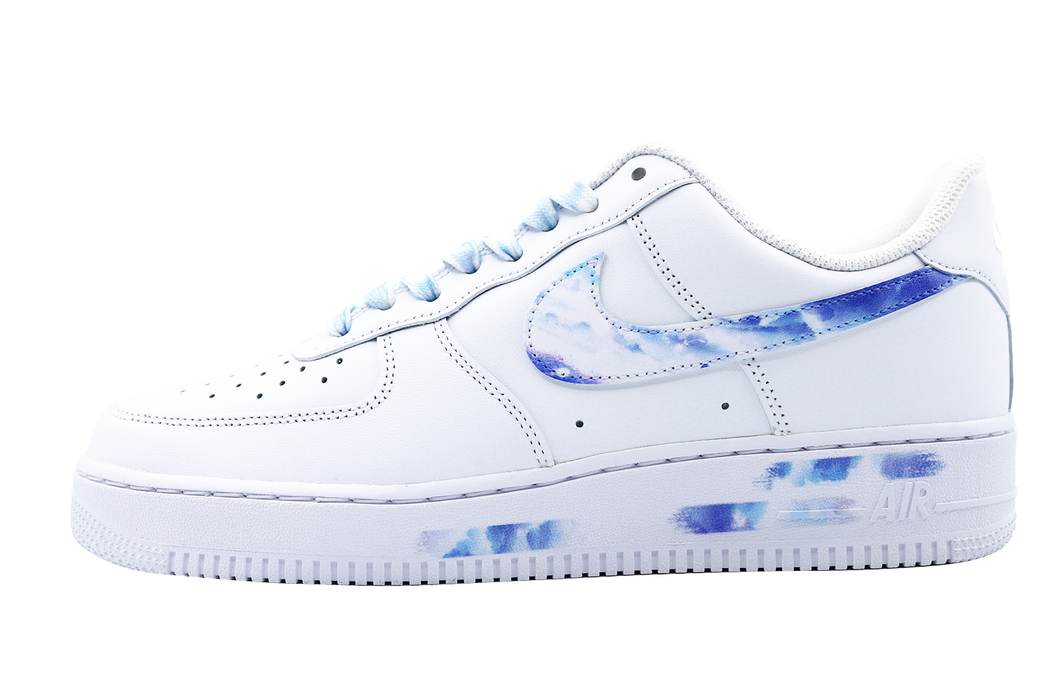Buy [Zapatillas Personalizadas] Nike Air Force 1 Low 'Cielo Estrellado Azul' CW2288-111(Team48-QD星云)