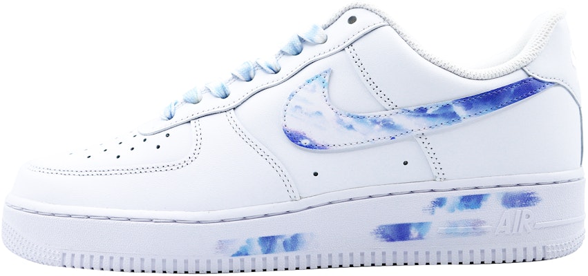 【定製球鞋】Nike Air Force 1 Low 星雲 星海 大星空 簡約百搭 低筒 板鞋 男款 白藍 Buy 【定製球鞋】Nike Air Force 1 Low 星雲 星海 大星空 簡約百搭 低筒 板鞋 男款 白藍
