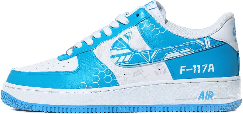 【訂製球鞋】Nike Air Force 1 Low 隱形戰機 未來武器 防滑耐磨 低筒 板鞋 男款 大學藍 Buy 【訂製球鞋】Nike Air Force 1 Low 隱形戰機 未來武器 防滑耐磨 低筒 板鞋 男款 大學藍