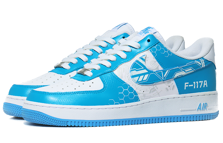 Lookbook [定制鞋款] 耐克空军一号低帮 '隐形战斗机大学蓝' DV0788-101(Team10--隐形战机)