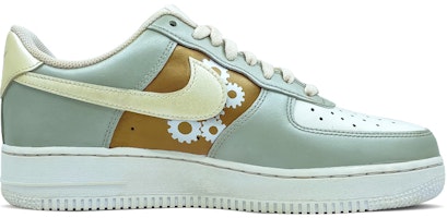 【定制球鞋】Nike Air Force 1 Low 空軍一號 蒸汽龐克 機械 科技 科幻小說主題 低幫 板鞋 男款 金屬銀色 Order 【定制球鞋】Nike Air Force 1 Low 空軍一號 蒸汽龐克 機械 科技 科幻小說主題 低幫 板鞋 男款 金屬銀色