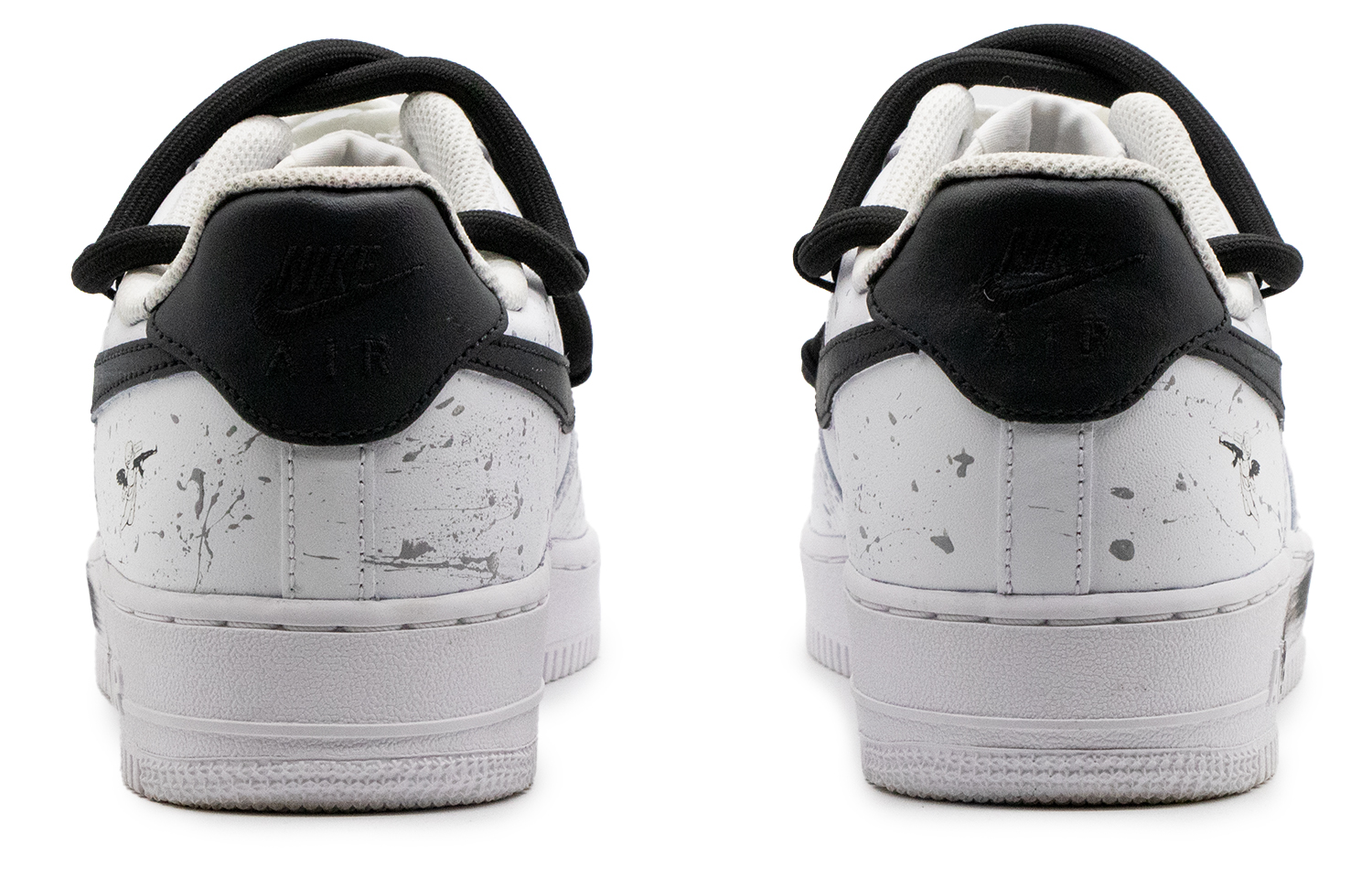 [Custom Shoes] Nike Air Force 1 Low 'Stop the War Black White Grey' 圖 4