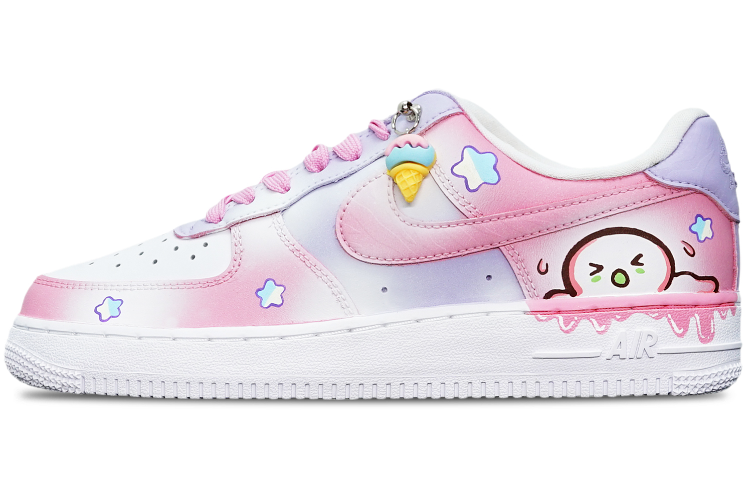[Custom Shoes] Nike Air Force 1 Low 'Strawberry Taro Ice Cream'