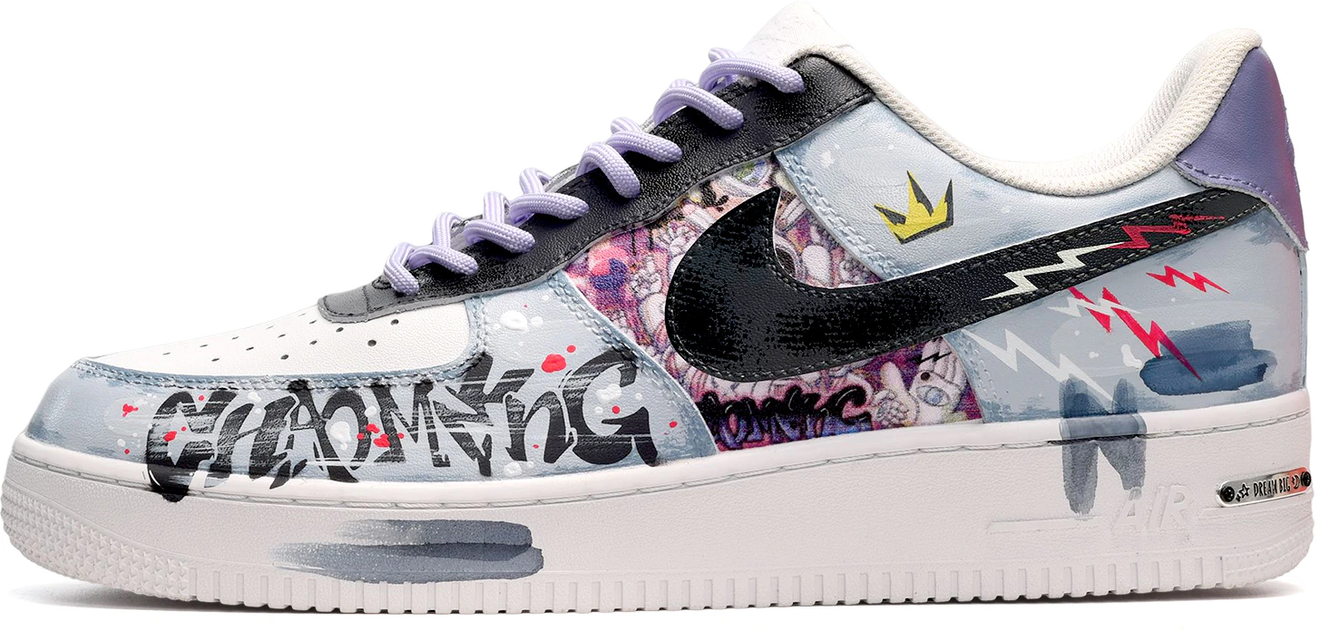 custom-shoes-nike-air-force-1-low-street-graffiti-black-white-blue