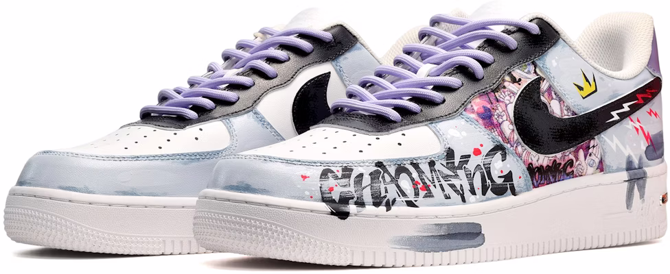 Zapatillas Nike Air Force 1 Low 'Street Graffiti Negro Blanco Azul' CW2288-111(TeamE-男款街头涂鸦黑白蓝) Lookbook Zapatillas Nike Air Force 1 Low 'Street Graffiti Negro Blanco Azul' CW2288-111(TeamE-男款街头涂鸦黑白蓝)