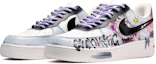 Lookbook Zapatillas Nike Air Force 1 Low 'Street Graffiti Negro Blanco Azul' CW2288-111(TeamE-男款街头涂鸦黑白蓝)