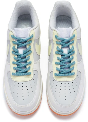 【定制球鞋】 Nike Air Force 1 Low 811製造 街區漫遊 街頭塗鴉 手繪噴繪 低幫 板鞋 GS 白灰藍 Shop 【定制球鞋】 Nike Air Force 1 Low 811製造 街區漫遊 街頭塗鴉 手繪噴繪 低幫 板鞋 GS 白灰藍