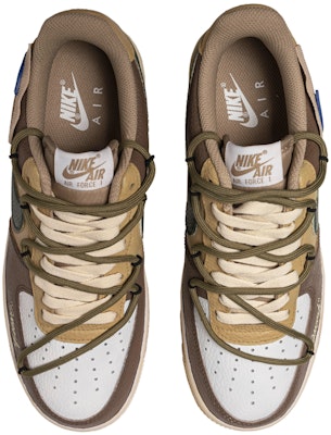【客製球鞋】Nike Air Force 1 Low 街頭塗鴉 復古摩卡 拆解鞋帶 耐磨防滑 低筒 滑板鞋 男款 摩卡綠 Shop 【客製球鞋】Nike Air Force 1 Low 街頭塗鴉 復古摩卡 拆解鞋帶 耐磨防滑 低筒 滑板鞋 男款 摩卡綠
