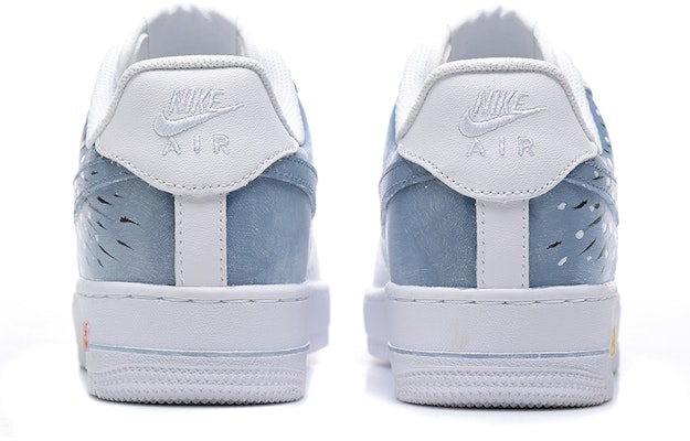 【定製球鞋】Nike Air Force 1 Low 街頭潑墨 時尚 休閒 低幫 板鞋 男女同款 白藍 Purchase 【定製球鞋】Nike Air Force 1 Low 街頭潑墨 時尚 休閒 低幫 板鞋 男女同款 白藍