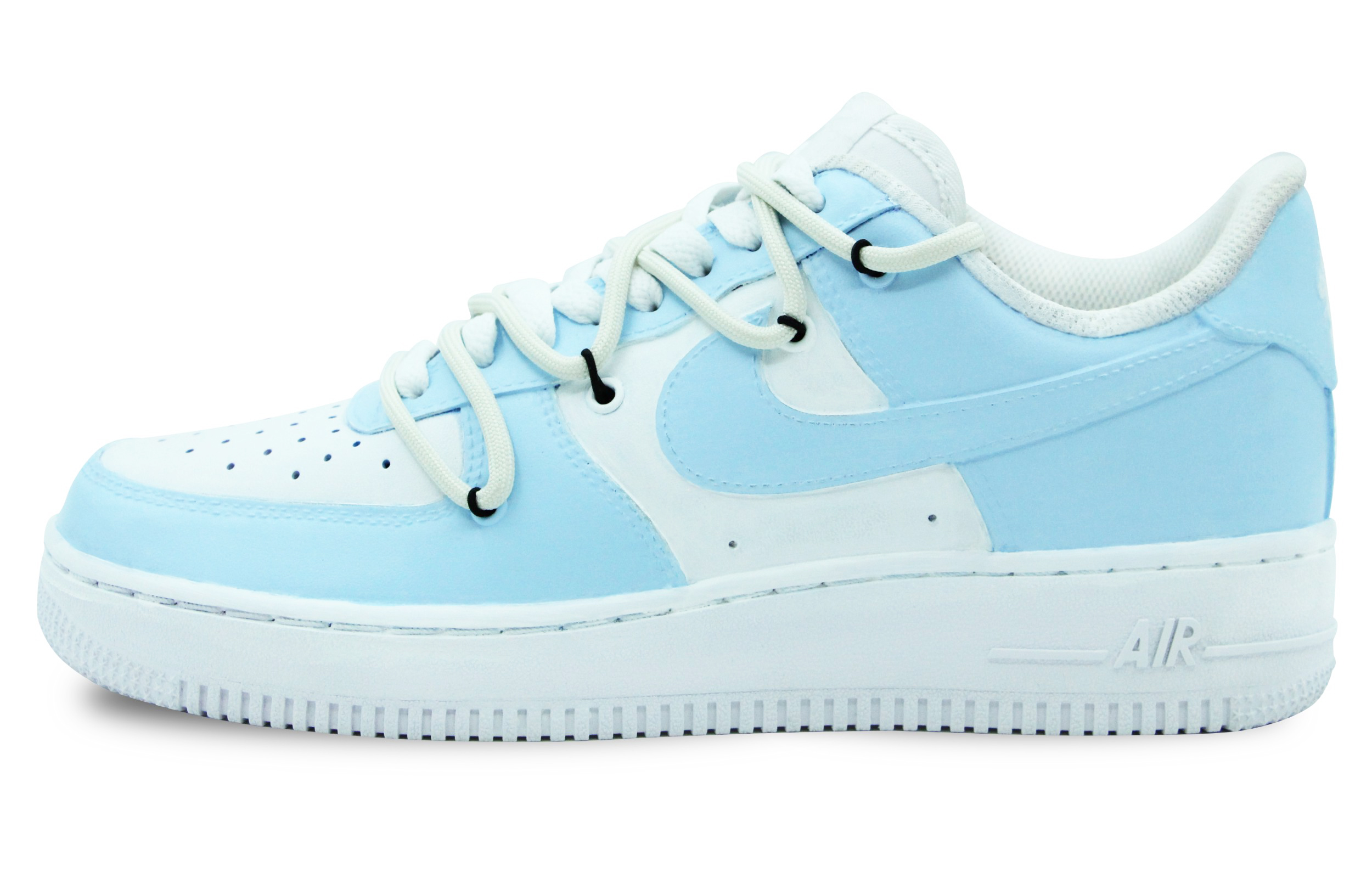 Buy [定制鞋款] 耐克空军一号低帮'学生蓝解构' CW2288-111(Team39-AMY98浅蓝)