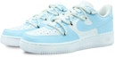 Lookbook カスタム Nike Air Force 1 Low "学生風ブルー" CW2288-111(Team39-AMY98浅蓝)