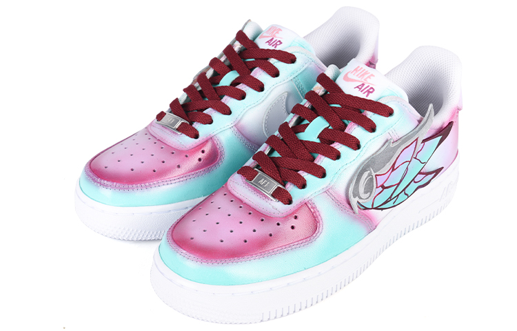 Lookbook [定制鞋款] 耐克空军一号低帮‘糖梅仙子渐变’ CW2288-111(TeamNine-糖梅仙子)