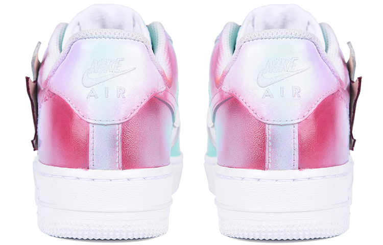 Shop [定制鞋款] 耐克空军一号低帮‘糖梅仙子渐变’ CW2288-111(TeamNine-糖梅仙子)