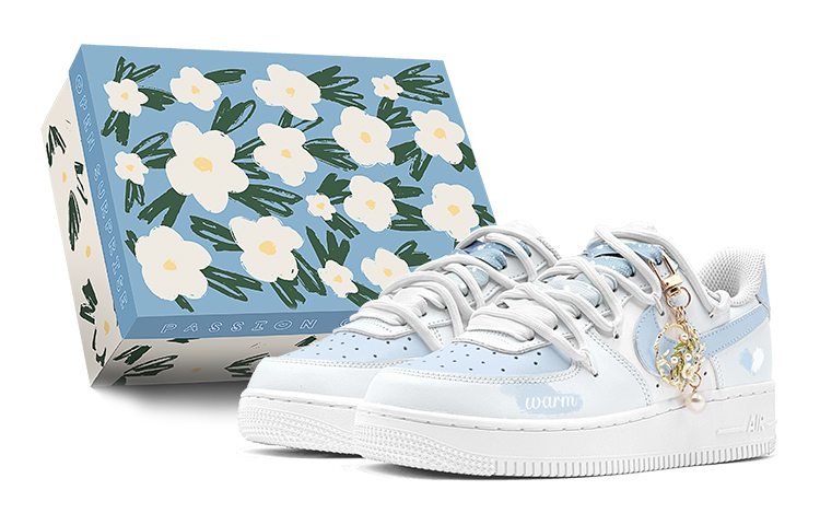 [Custom Shoes] Nike Air Force 1 Low 'Summer-Star Light Blue'