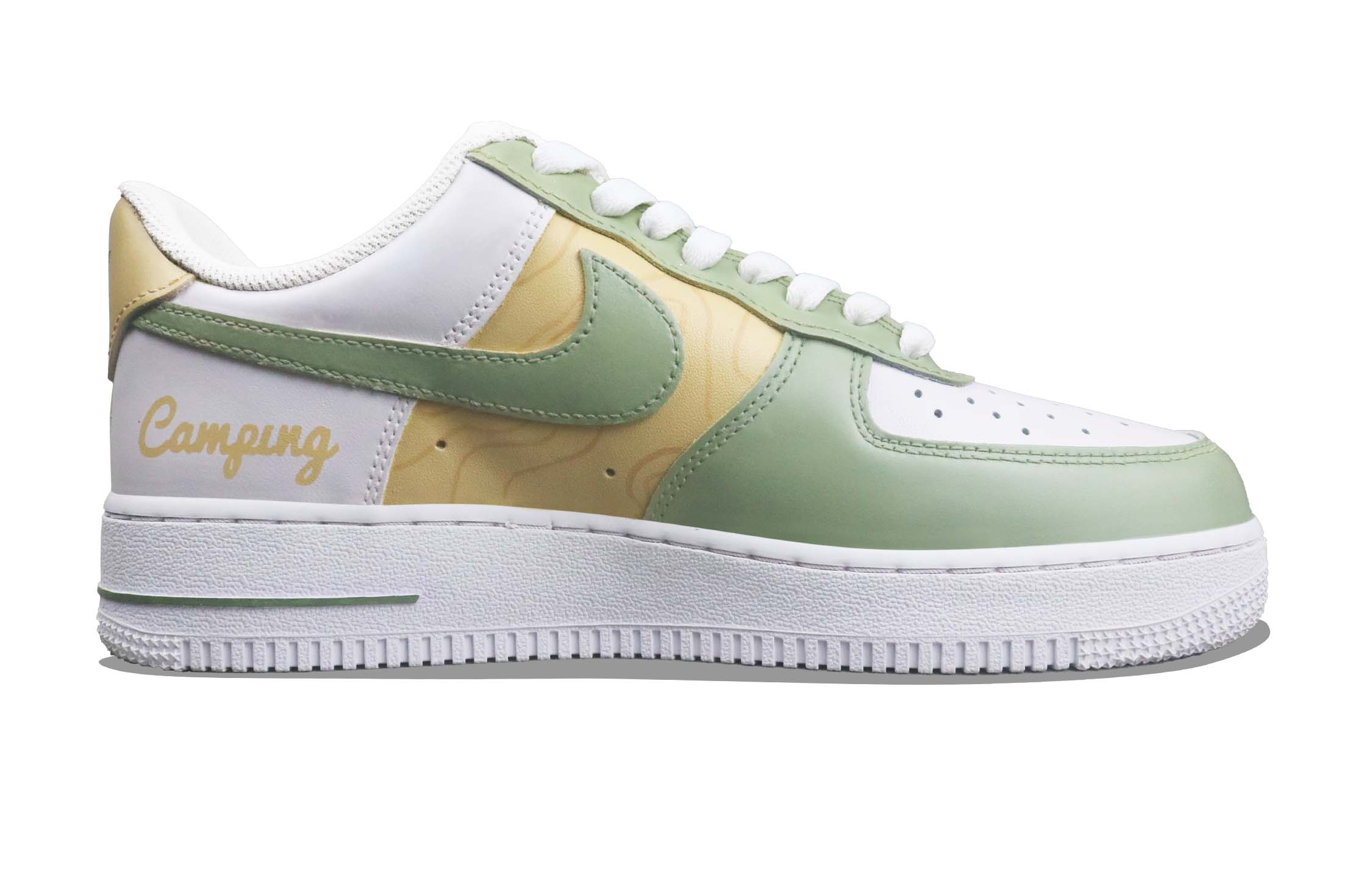 [Custom Shoes] Nike Air Force 1 Low 'Summer Camp Cedar Green' 圖 3