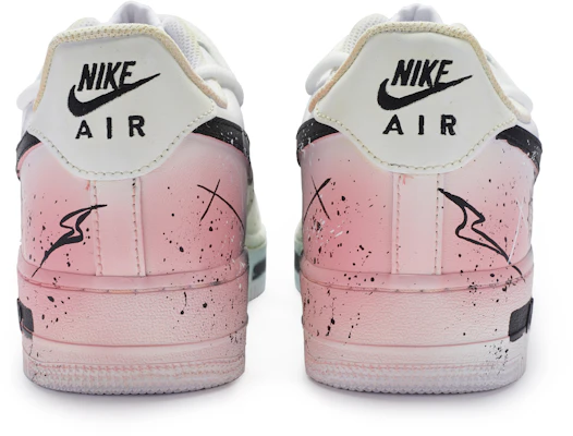 【定制球鞋】Nike Air Force 1 Low 811製造 戀愛幻想 夏日塗鴉 限定托特包 低筒 板鞋 GS 白黑粉 Purchase 【定制球鞋】Nike Air Force 1 Low 811製造 戀愛幻想 夏日塗鴉 限定托特包 低筒 板鞋 GS 白黑粉