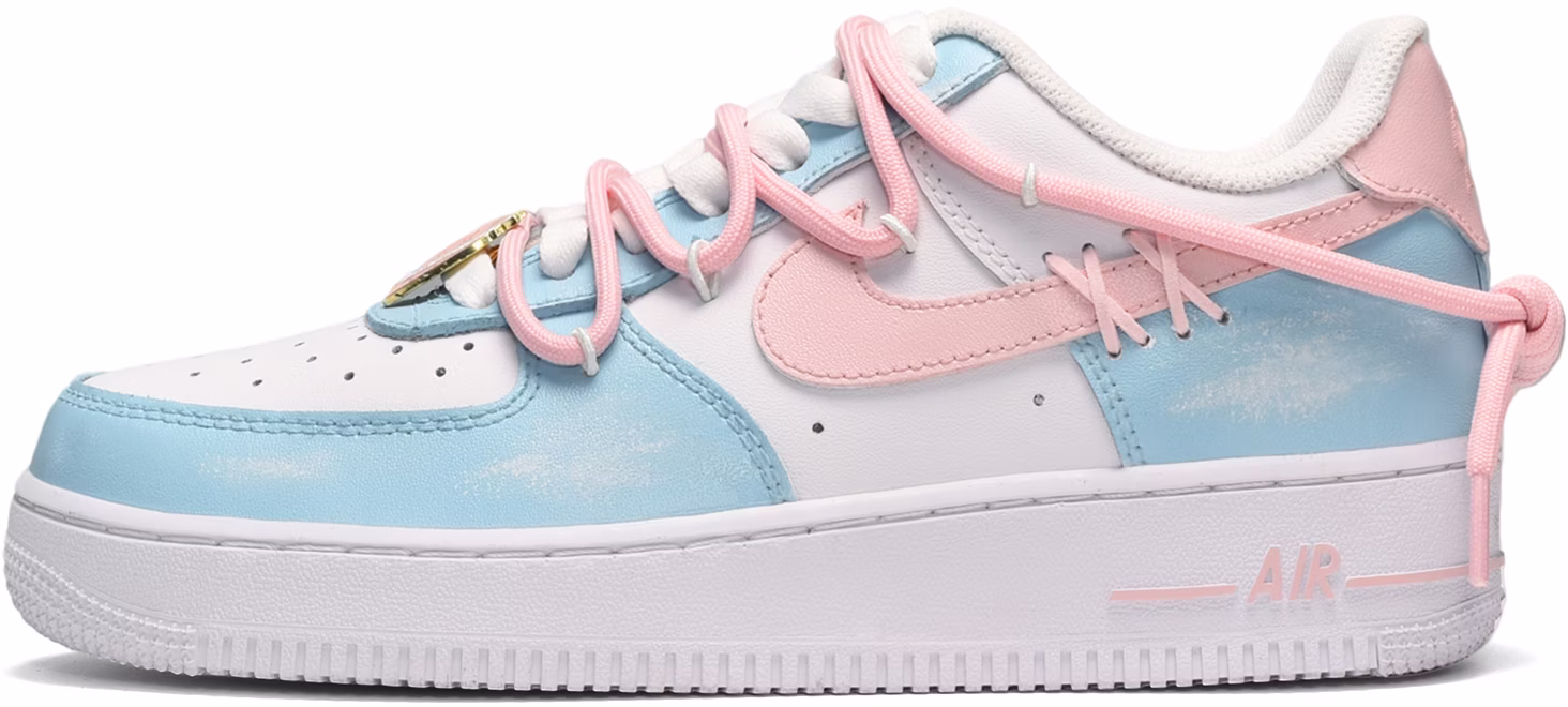 custom-shoes-nike-air-force-1-low-summer-macaron-white-blue-pink