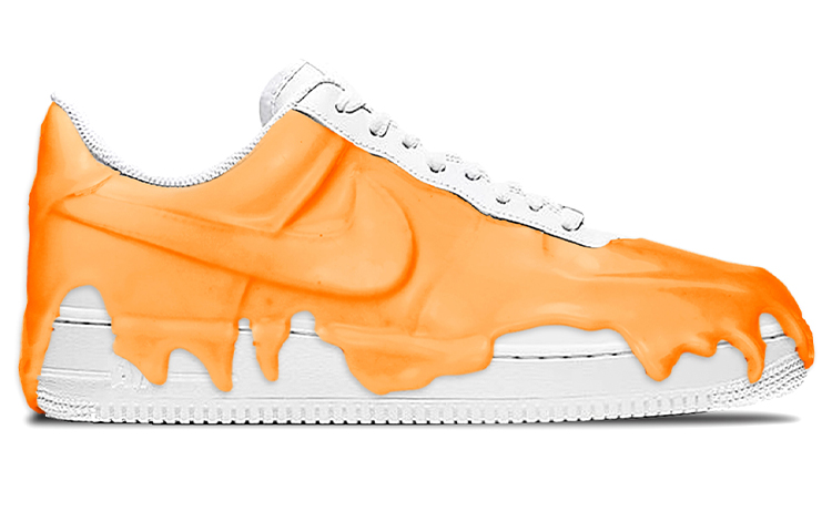 Shop 나이키 에어포스 1 로우 '썸머 오렌지' (커스텀) CW2288—111-(TeamY-男款夏之橙子)