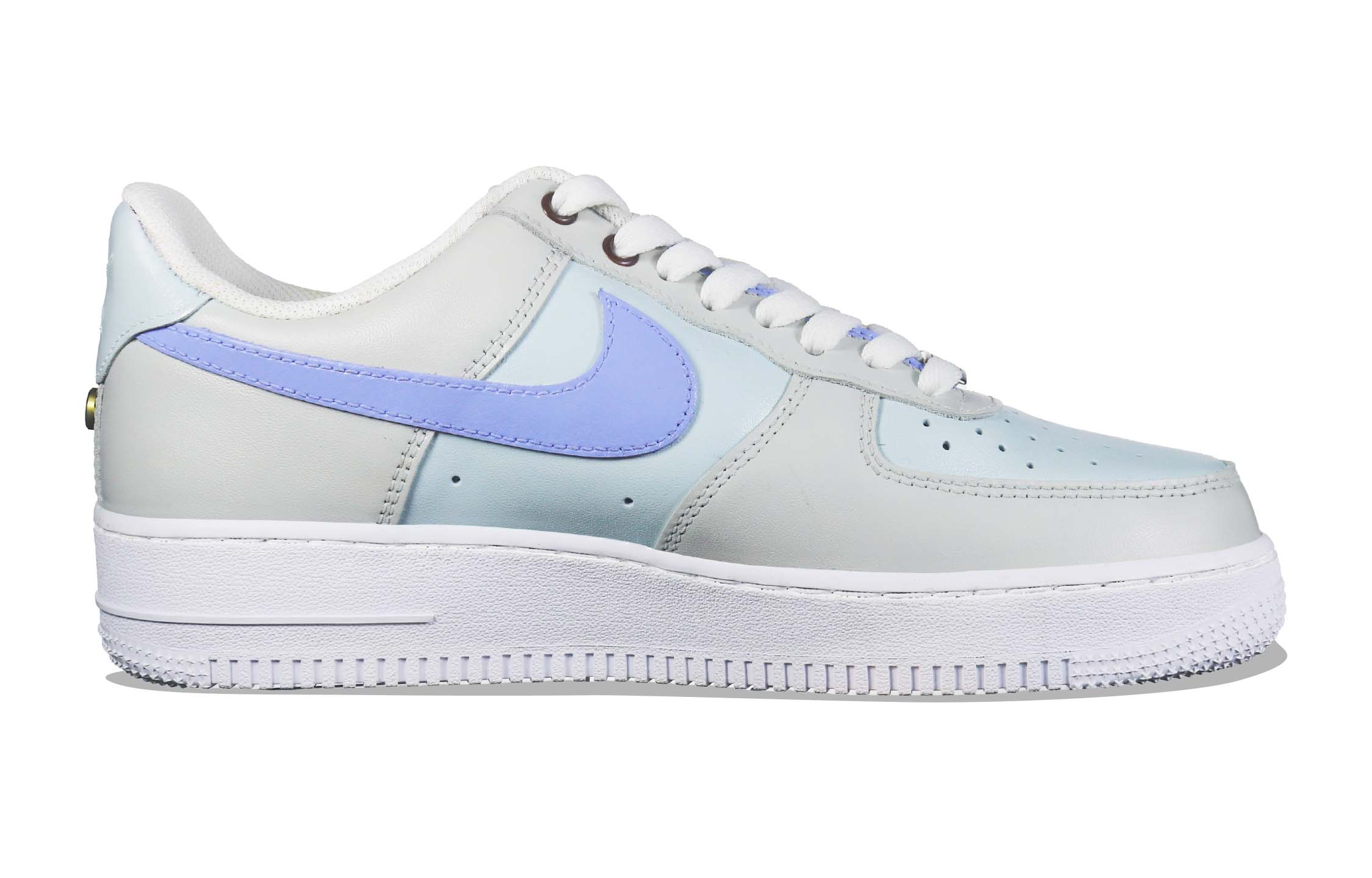 Lookbook 【カスタムシューズ】ナイキ エア フォース 1 ロー 'サマーキャンプ グレー パープル グリーン' CW2288-111(Team36-男款户外风)