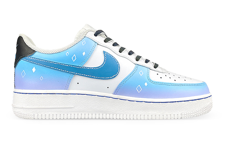 Lookbook [定制鞋款] 耐克 Air Force 1 低帮 '夏日棕榈网络朋克 LED 钩子' CW2288-111(Team叁-男椰树夜光LED)