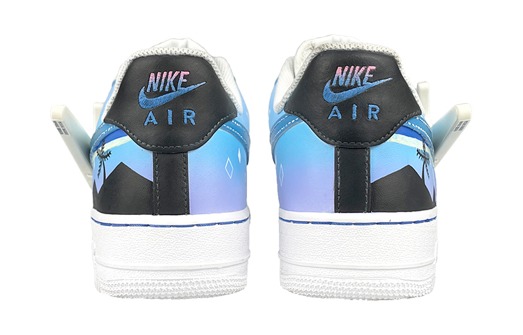 Details for [定制鞋款] 耐克 Air Force 1 低帮 '夏日棕榈网络朋克 LED 钩子' CW2288-111(Team叁-男椰树夜光LED)