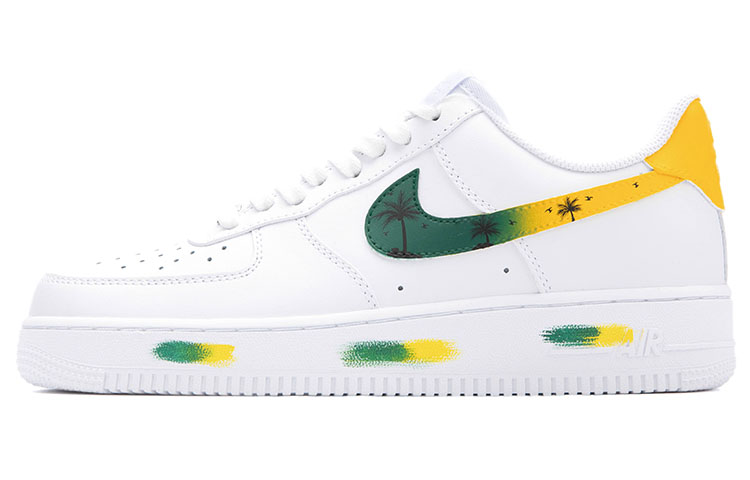 Buy [Kasut Custom] Nike Air Force 1 Low 'Summer Palm Trees' Pokok Palma Musim Panas CW2288-111(Team18-AF1椰树林黄绿)