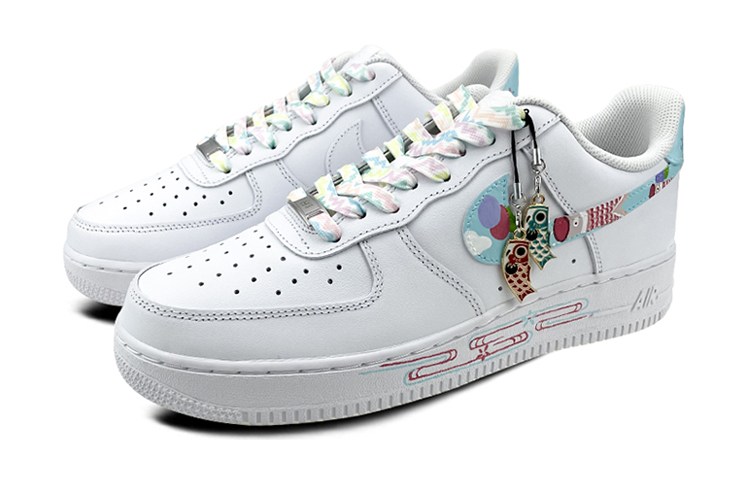 Lookbook 나이키 에어포스1 '여름공원 잉어 풍선' (Nike AF1 '여름 잉어 풍선') DH2920-111(Team叁-女款夏日祭)