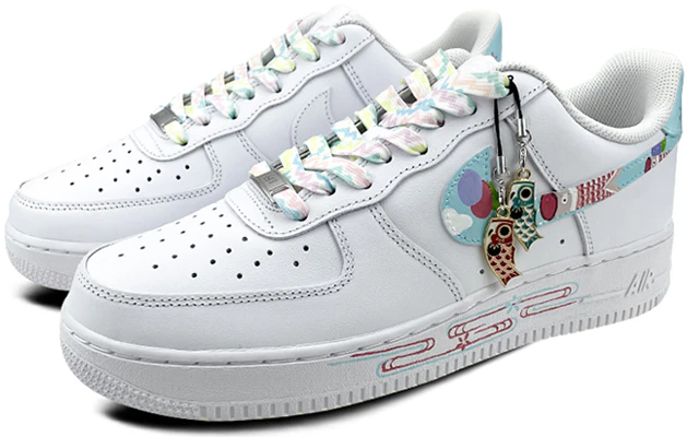 나이키 에어포스1 '여름공원 잉어 풍선' (Nike AF1 '여름 잉어 풍선') DH2920-111(Team叁-女款夏日祭) Lookbook 나이키 에어포스1 '여름공원 잉어 풍선' (Nike AF1 '여름 잉어 풍선') DH2920-111(Team叁-女款夏日祭)