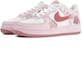 Lookbook 【客製球鞋】Nike Air Force 1 Low 玫瑰之戀 夏日 防滑耐磨 低筒 板鞋 GS 白粉