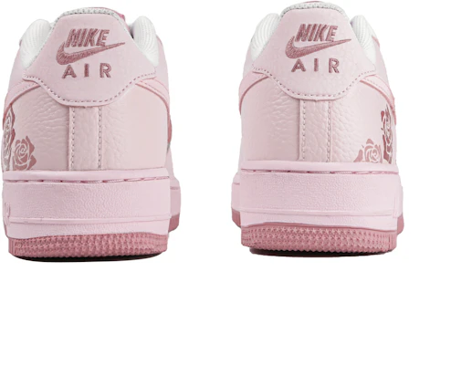 【客製球鞋】Nike Air Force 1 Low 玫瑰之戀 夏日 防滑耐磨 低筒 板鞋 GS 白粉 Shop 【客製球鞋】Nike Air Force 1 Low 玫瑰之戀 夏日 防滑耐磨 低筒 板鞋 GS 白粉