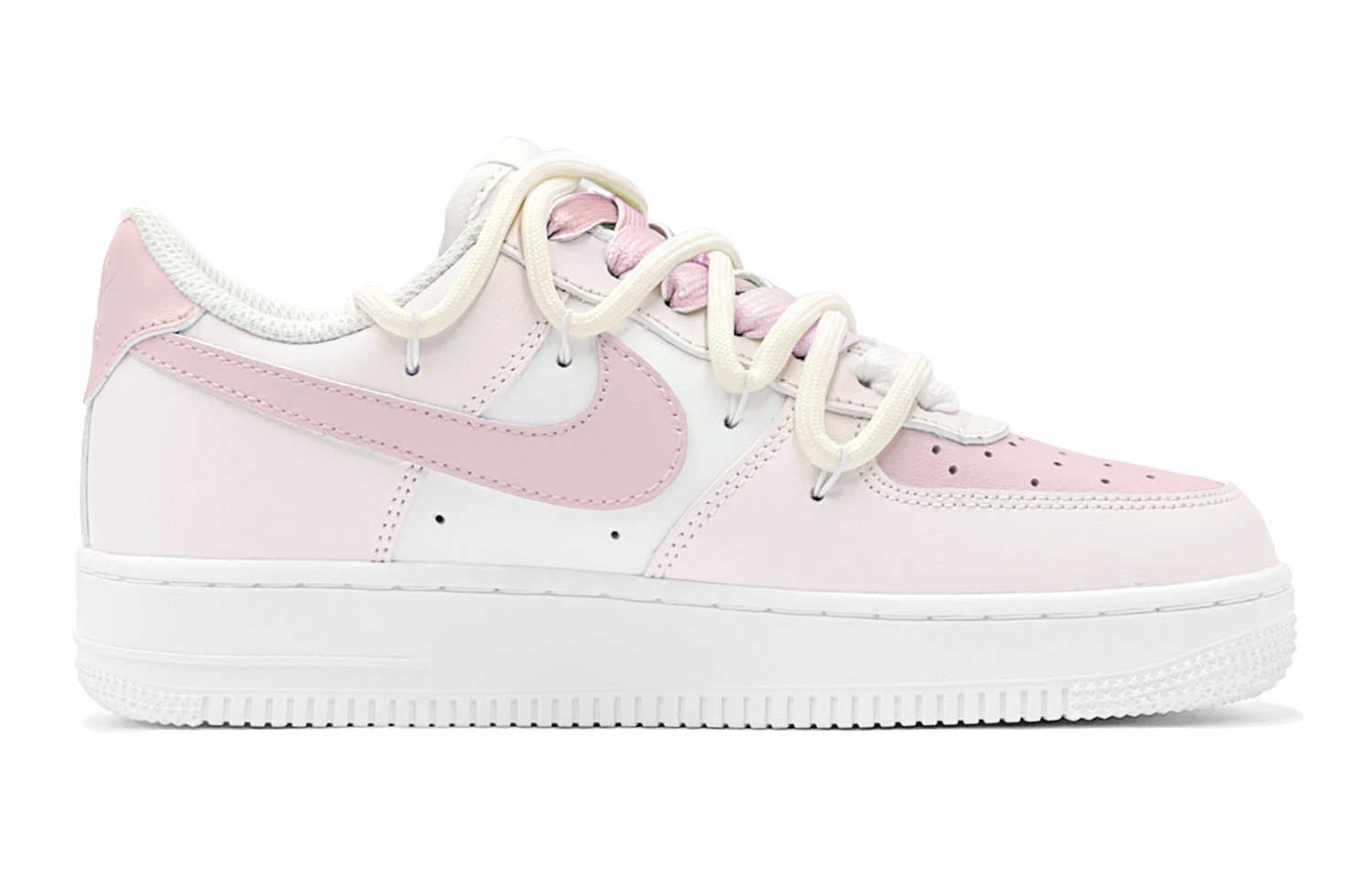 Order [Sepatu Custom] Nike Air Force 1 Low 'Summertime Bellflower Pink-Putih' DH2920-111(TeamS-夏日风铃花女S-BOX)