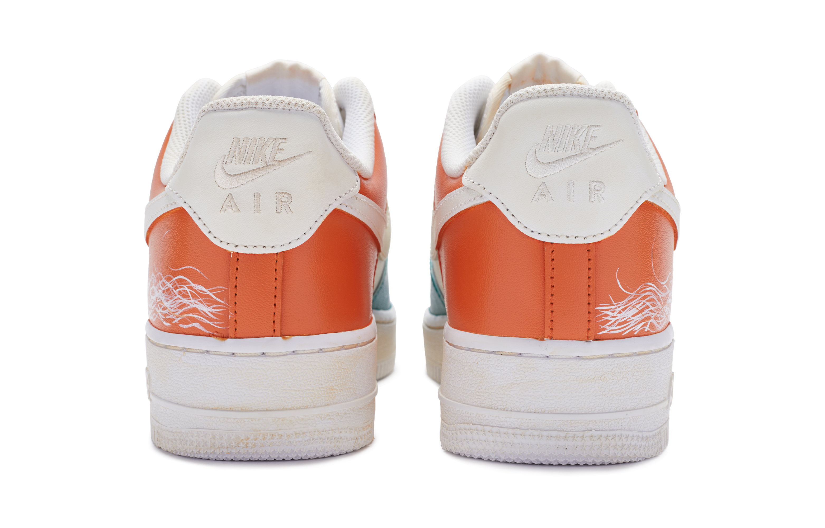 Purchase [定制鞋款] 耐克Air Force 1低帮'日落大道蓝白橙' CW2288-111(TeamR-男款日落大道S-BOX)