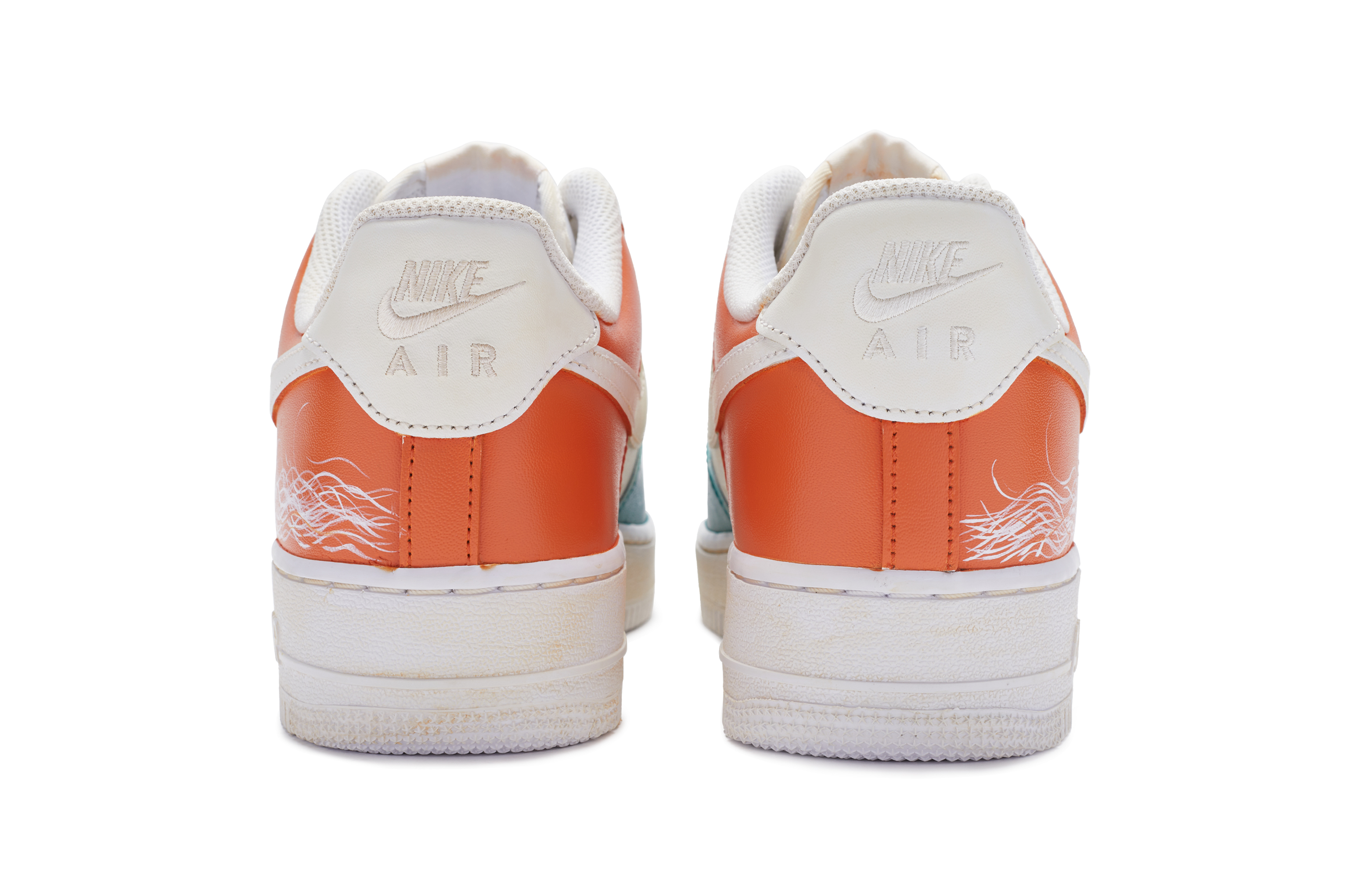 Purchase Nike Air Force 1 Low "Atardecer" Pintadas a Mano DH2920-111(TeamR-女款日落大道)