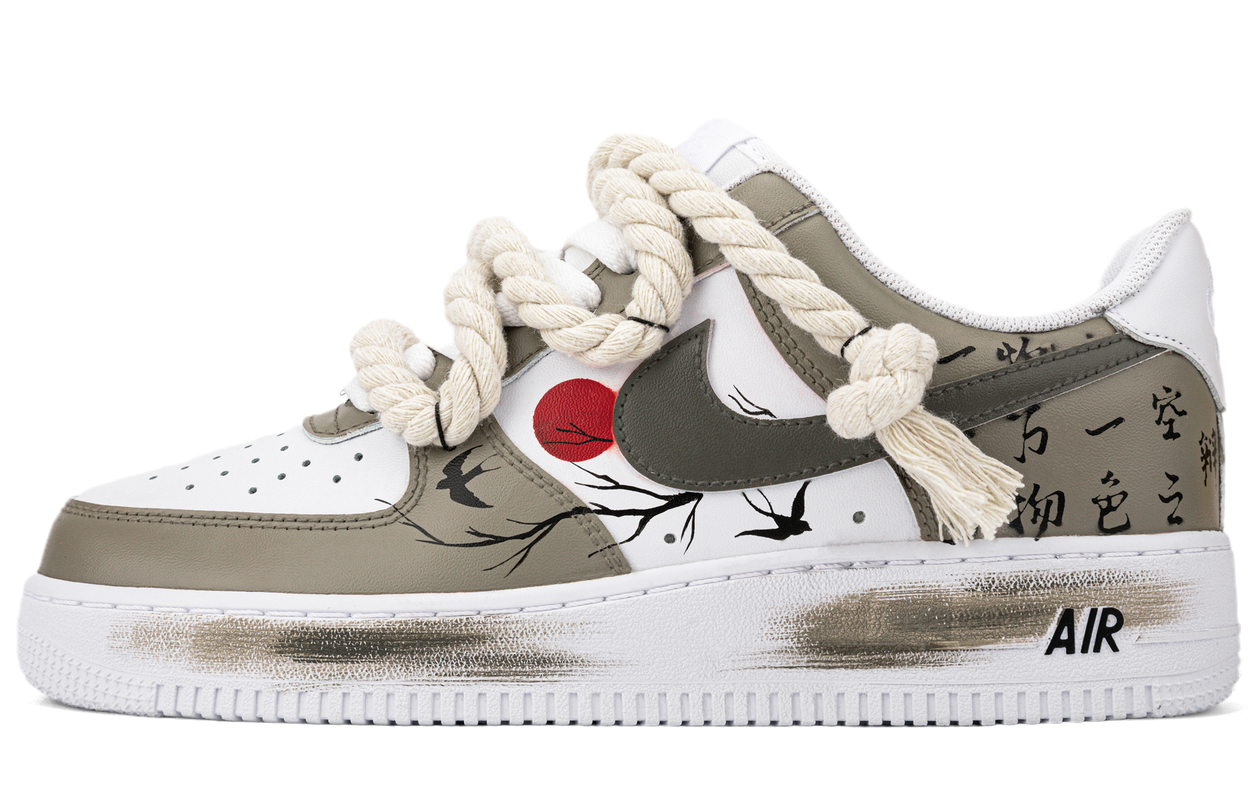 [Custom Shoes] Nike Air Force 1 Low 'Sunset Swallow' - Novelship