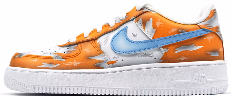 custom-shoes-nike-air-force-1-low-super-saiyan-dragon-ball-battle-damaged