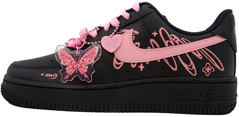 나이키 에어포스 1 로우 '스윗 쿨 핑크-블랙' (커스텀) CW2288-001(Team175) Buy 나이키 에어포스 1 로우 '스윗 쿨 핑크-블랙' (커스텀) CW2288-001(Team175)