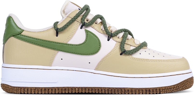 【訂製球鞋】Nike Air Force 1 Low 清甜甜瓜風氣色彩,復古低筒板鞋,男款米黃色。 Order 【訂製球鞋】Nike Air Force 1 Low 清甜甜瓜風氣色彩,復古低筒板鞋,男款米黃色。