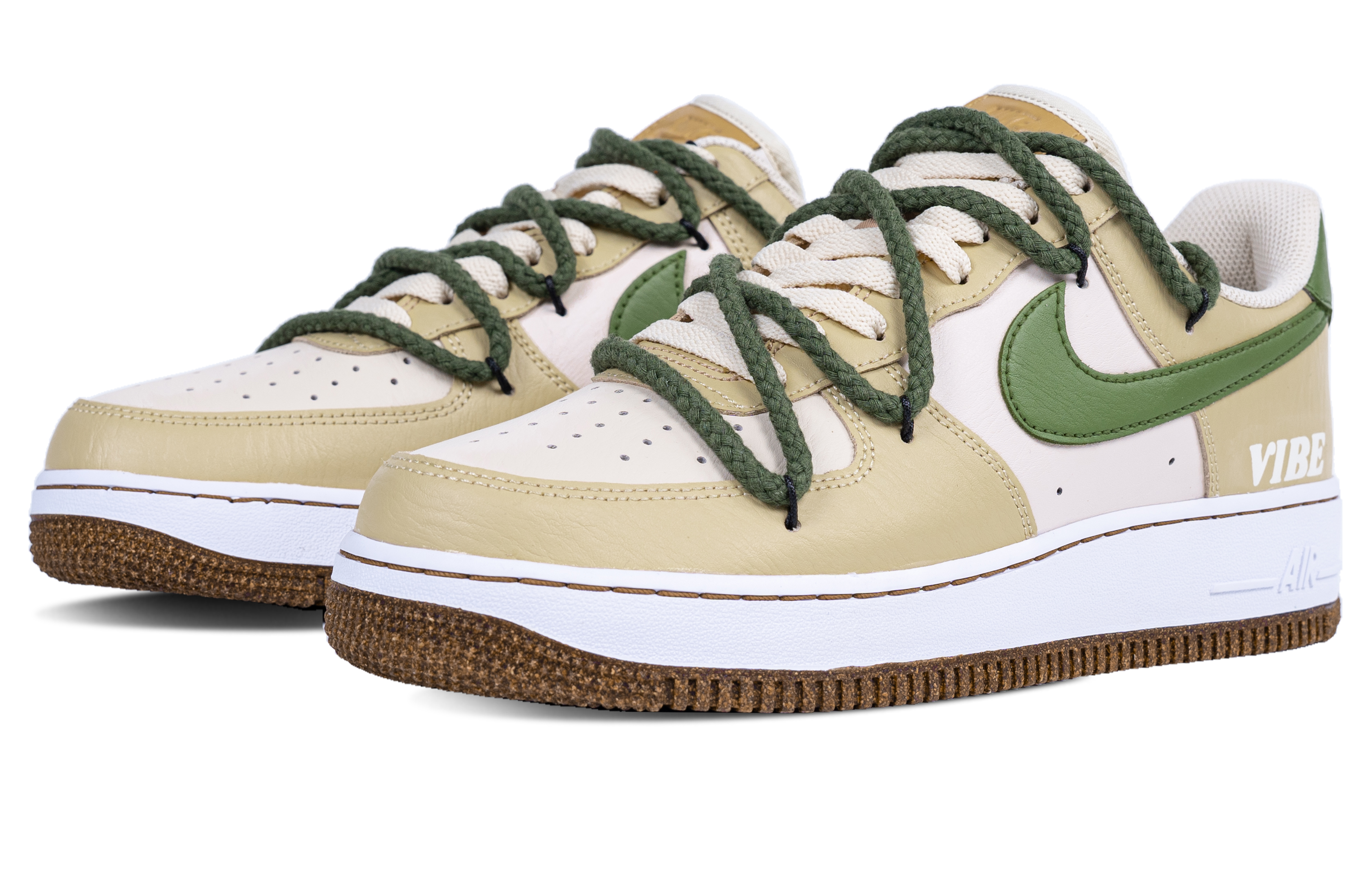 Lookbook 【カスタムシューズ】ナイキ エア フォース 1 ロー 'スイートメロン・バイブ' DQ7660-200(Team拾陆-清甜蜜瓜男码)